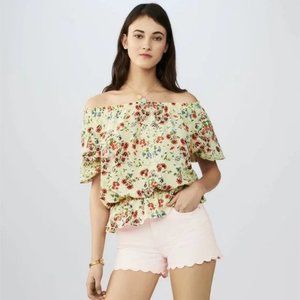 Maje LUCKY FLORAL SILK BLOUSE
